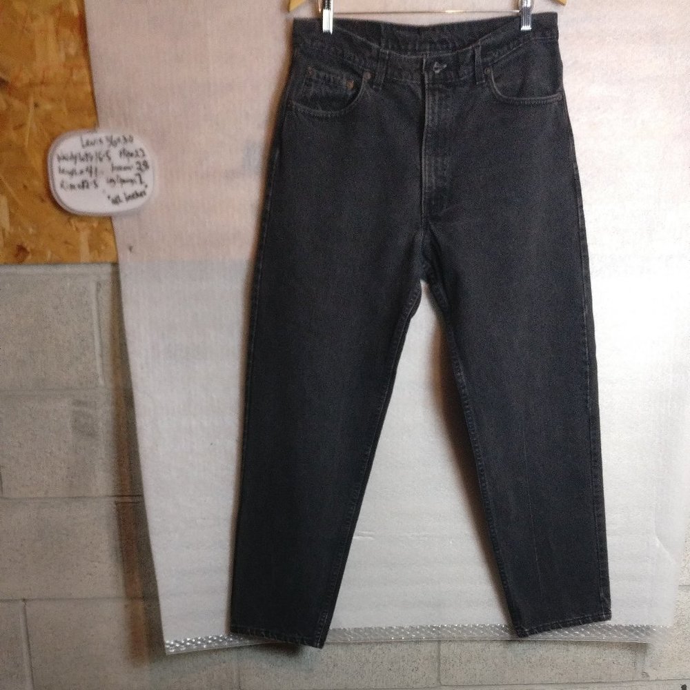 VINTAGE Levis 550XX Made in USA 100%COTTON 36x30 DAD BAGGY MOM JEAN FIT 80s/90s